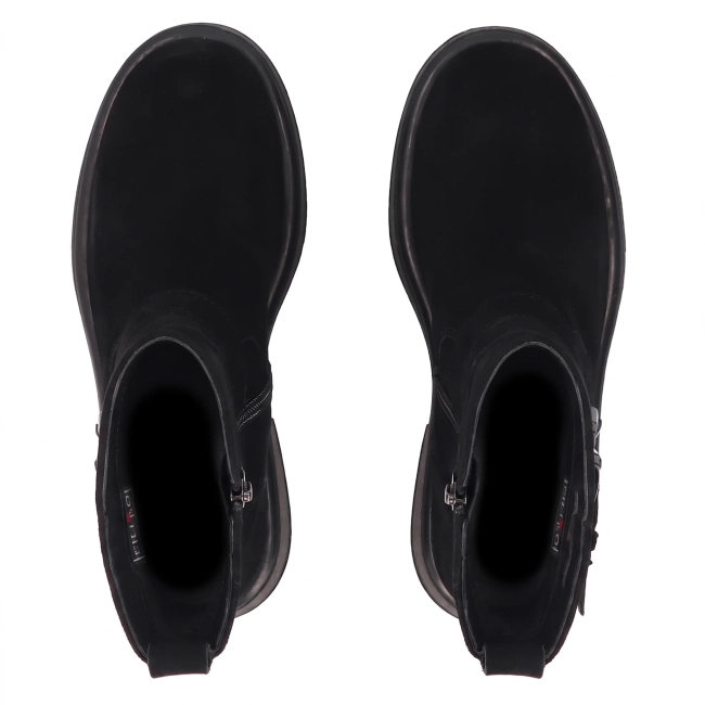Skórzane botki Filippo DBT7951/26 BK czarne