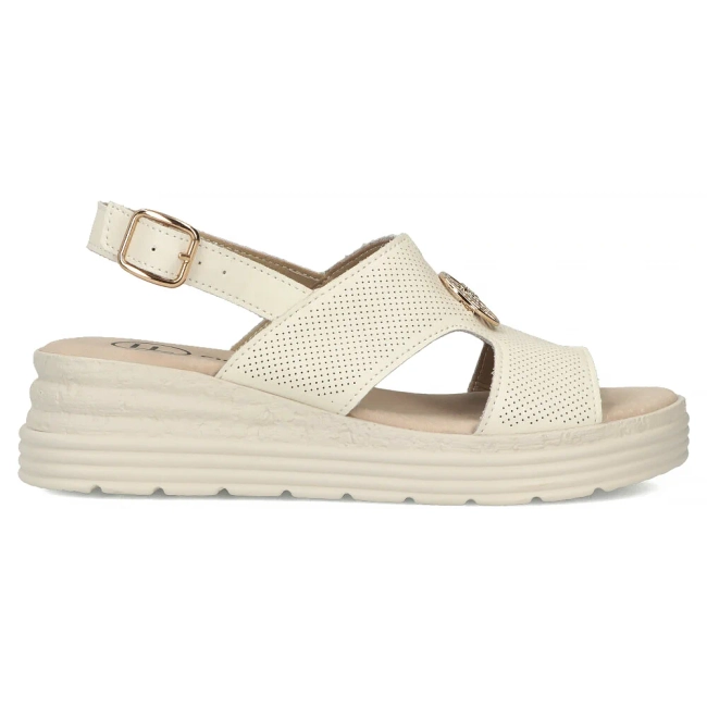 Leather sandals Filippo DS6712/25 BE beige