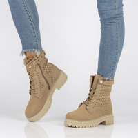 Leather Filippo boots DBT3716/22 BE beige