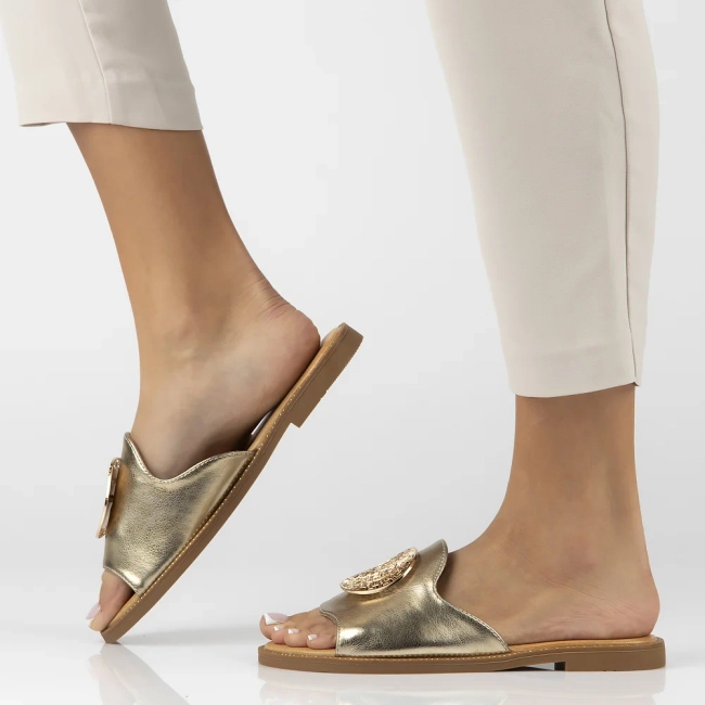 Slippers Filippo DK6925/25 GO gold