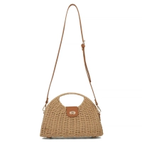 Brown woven bag bohonest