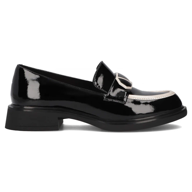 Leather lords Filippo DP6928/25 BK WH black