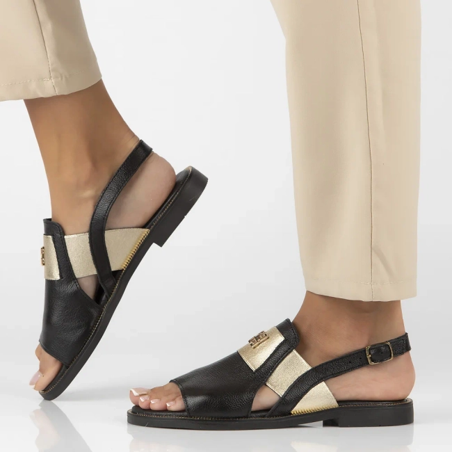 Leather sandals Filippo 40385 black