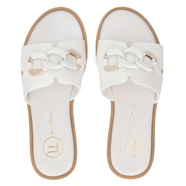 Slippers Filippo DK6218/24 WH white