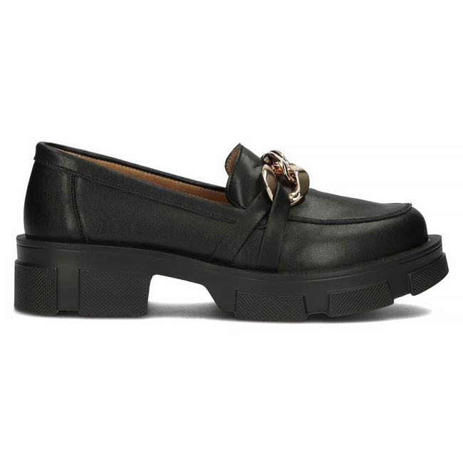 Leather shoes Filippo DP3221/23 BK black