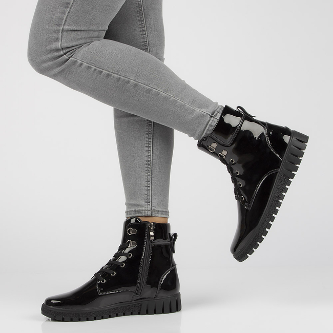 Leather ankle boots Filippo DBT3199/21 BKL Black