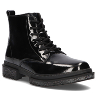 Skórzane botki Filippo DBT3184/21 BK czarne