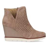 Botki na koturnie Filippo DBT2069/21 TP taupe