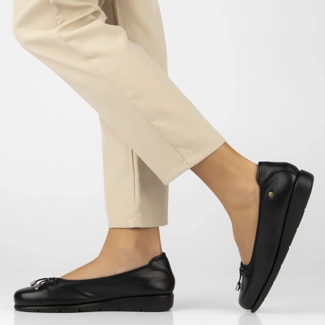 Leather ballerinas Maciejka P6504-01/00-1 black