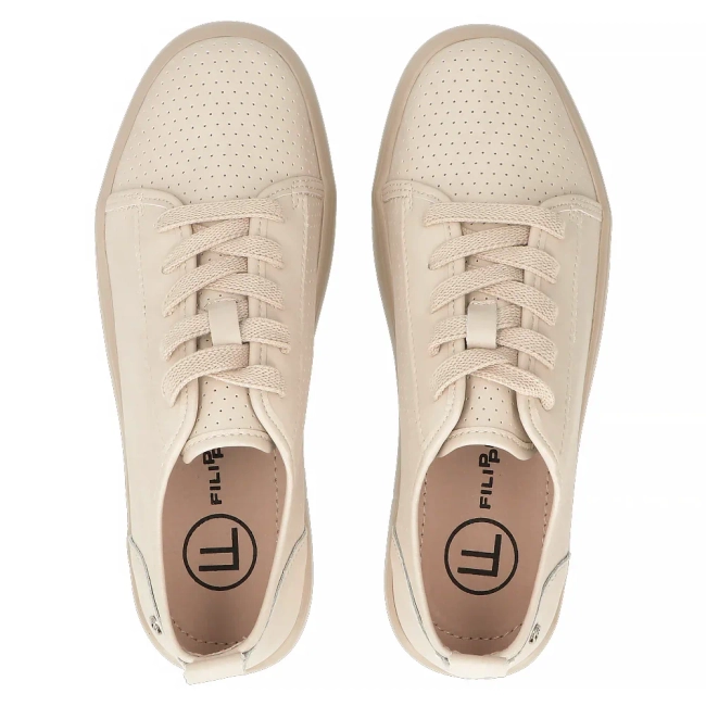 Leather shoes Filippo DP6116/24 BE beige