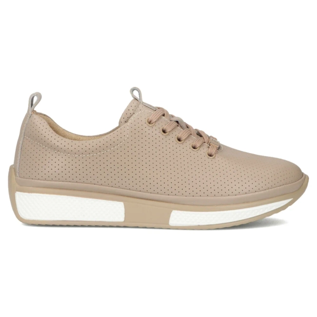 Leather sneakers Filippo DP6740/25 BE beige