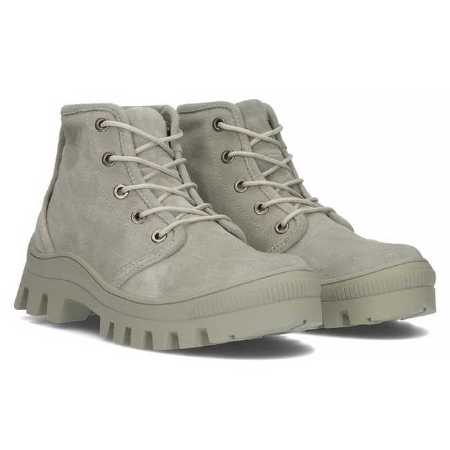 Leather boots Filippo DBT3523/22 GR grey