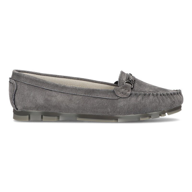 Leather loafers Filippo DP1202/21 GR gray