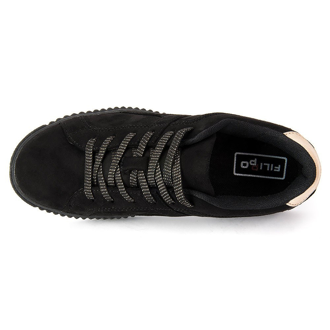 Półbuty Filippo DP321/17 BK black