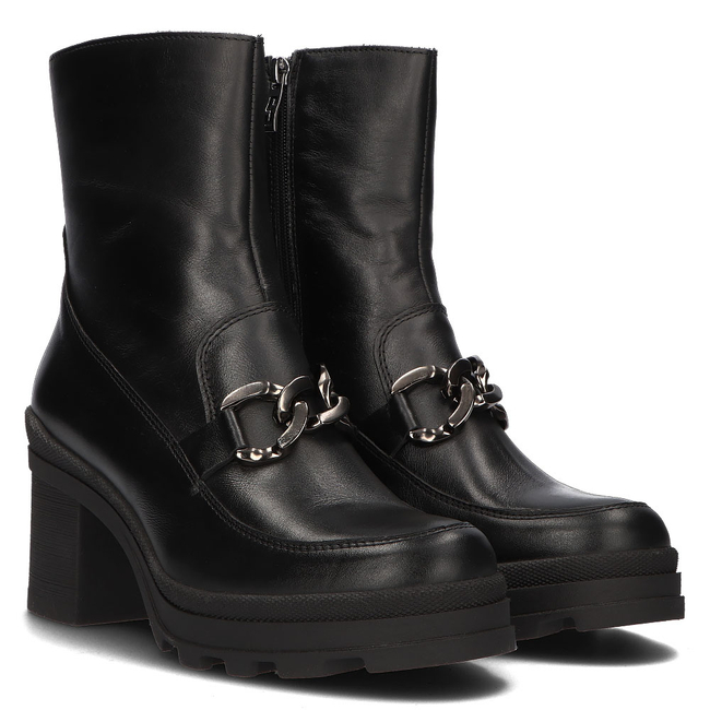Leather ankle boots Simen 4365A black