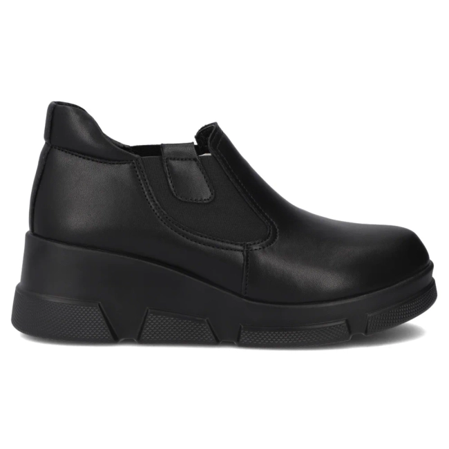 Leather ankle boots Filippo DBT7164/25 BK black