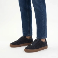 Skórzane sneakersy Filippo MP8272/26 NV granatowe