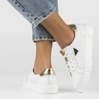 Leather shoes Filippo DP4529/24 WH white