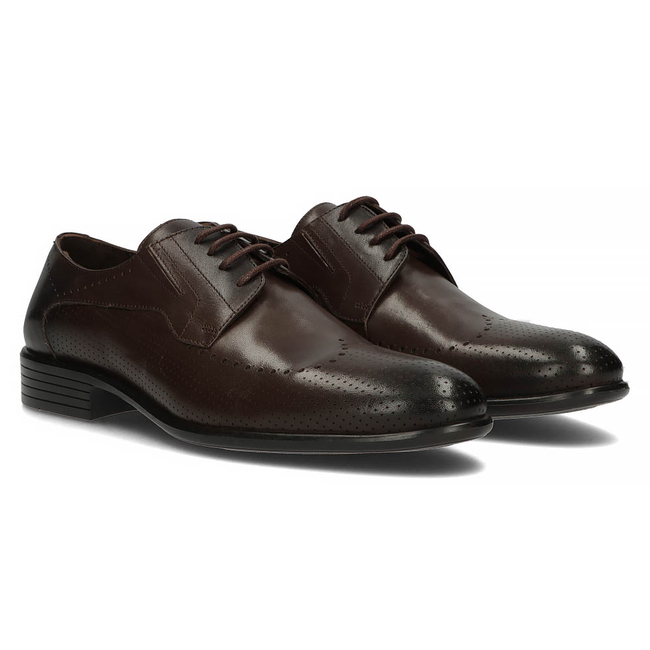 Leather shoes Filippo 3610 brown CEVIZ