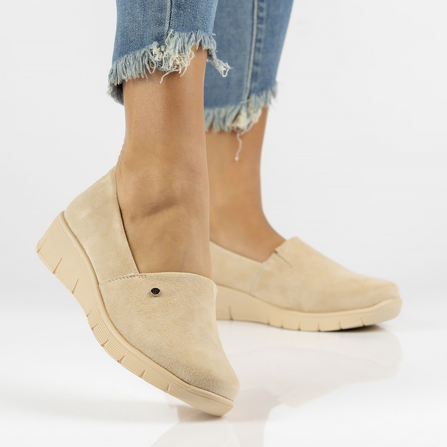 Leather shoes Filippo DP3628/22 BE beige