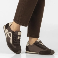Skórzane sneakersy Filippo DP7967/26 D BR brązowe