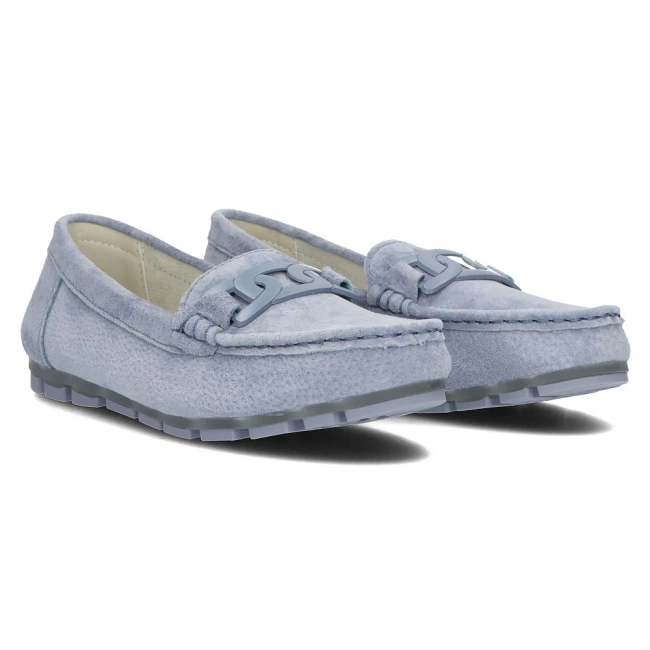 Leather loafers Filippo DP3630/25 BL blue