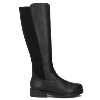Skórzane kozaki Remonte R6594-00 czarne