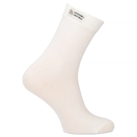 Women's Socks LM18-382 cream "a dog"