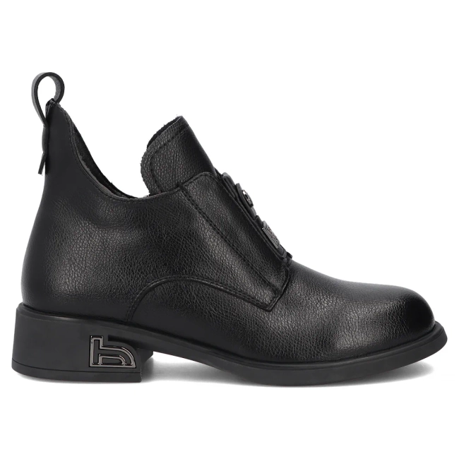 Leather ankle boots Filippo DBT8037/26 BK black