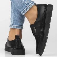 Leather shoes Filippo DP6747/25 BK black