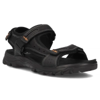 Leather Sandals Filippo MS7038/25 BK black