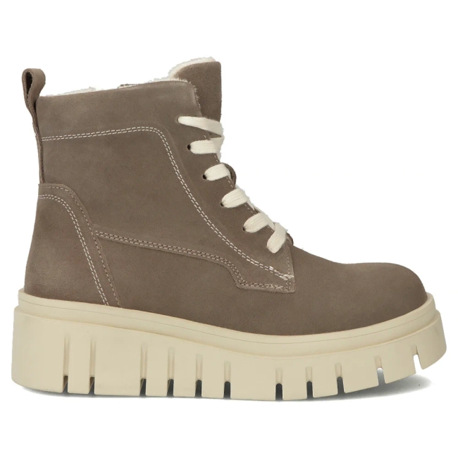 Leather ankle boots Filippo DBT7267/25 TP taupe