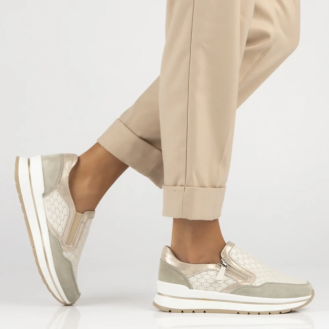 Leather shoes Filippo DP6777/25 BE GE beige