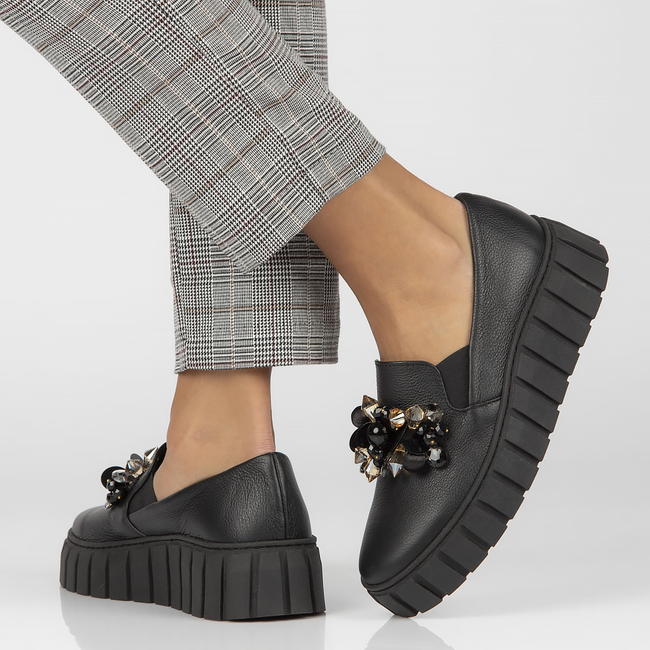 Leather shoes Filippo 198 black