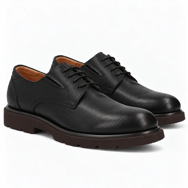 Leather shoes Filippo MP8010/26 BK black