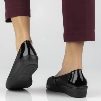 Leather shoes Filippo DP7541/26 BK PT black