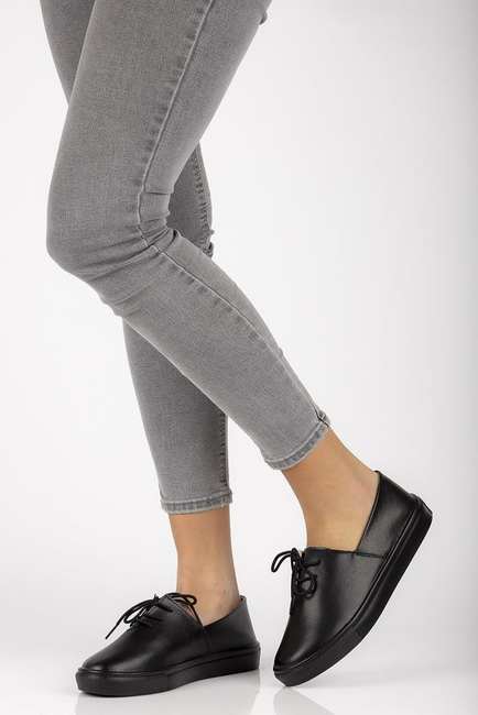 Skórzane półbuty Filippo DP1321/20 BK czarne