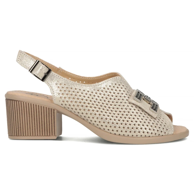 Leather sandals Filippo DS6033/25 GO gold