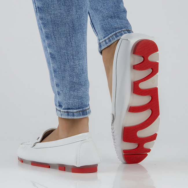 Leather loafers Filippo DP2037/22 WH white