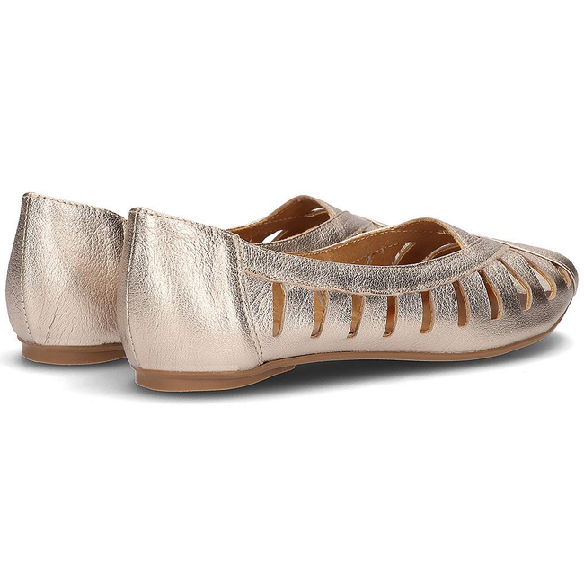 Leather ballerinas Filippo 04506 gold