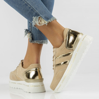 Leather Sneakers Filippo DP3689/22 BE beige