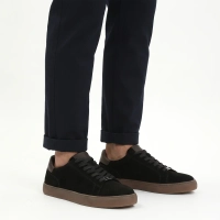 Skórzane sneakersy Filippo MP8272/26 BK czarne