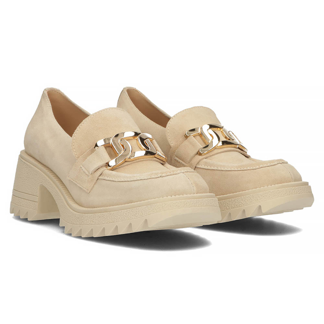 Suede ankle boots Filippo 20107 beige