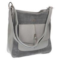 Torebka Filippo skórzana 1923 Grey