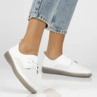 Leather shoes Filippo DP6788/25 WH white