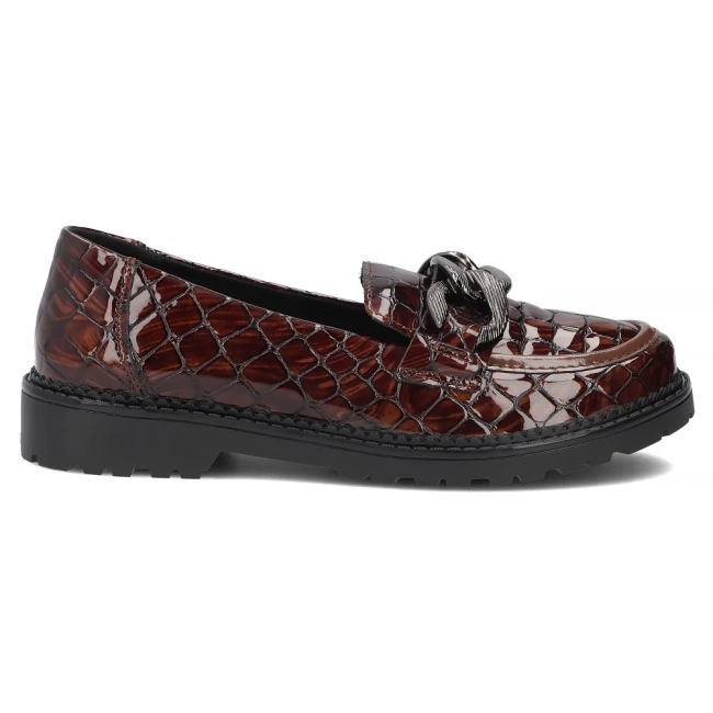 Leather shoes Filippo DP8325/26 BR brown