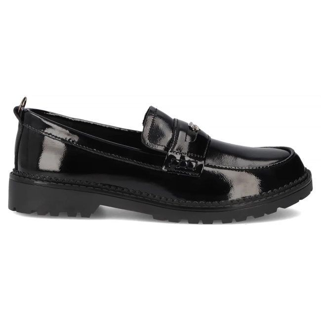 Leather shoes Filippo DP7409/25 BK L black
