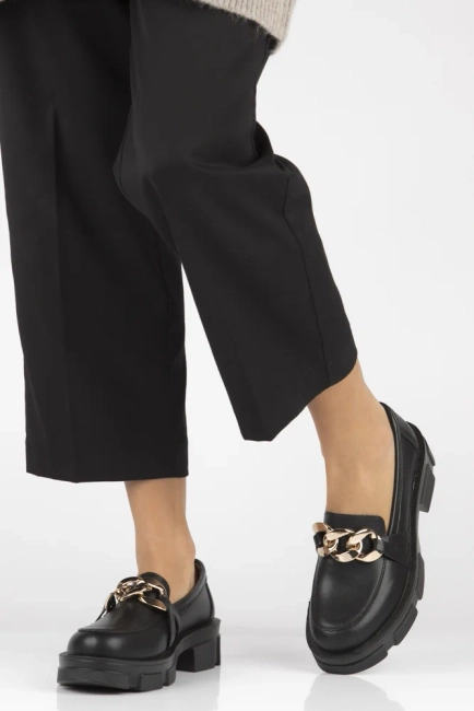 Leather shoes Filippo DP3221/23 BK black