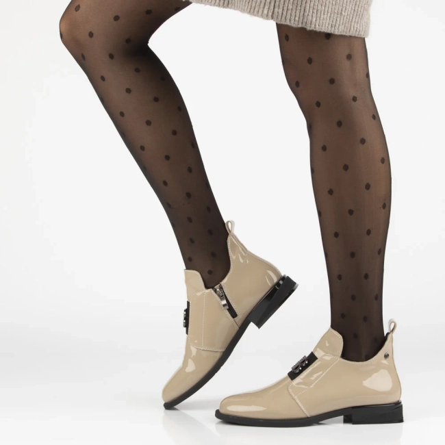 Leather ankle boots Filippo DBT4763/25 BE beige