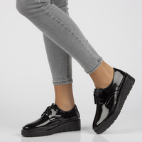 Skórzane półbuty Filippo DP3025/21 BK czarne